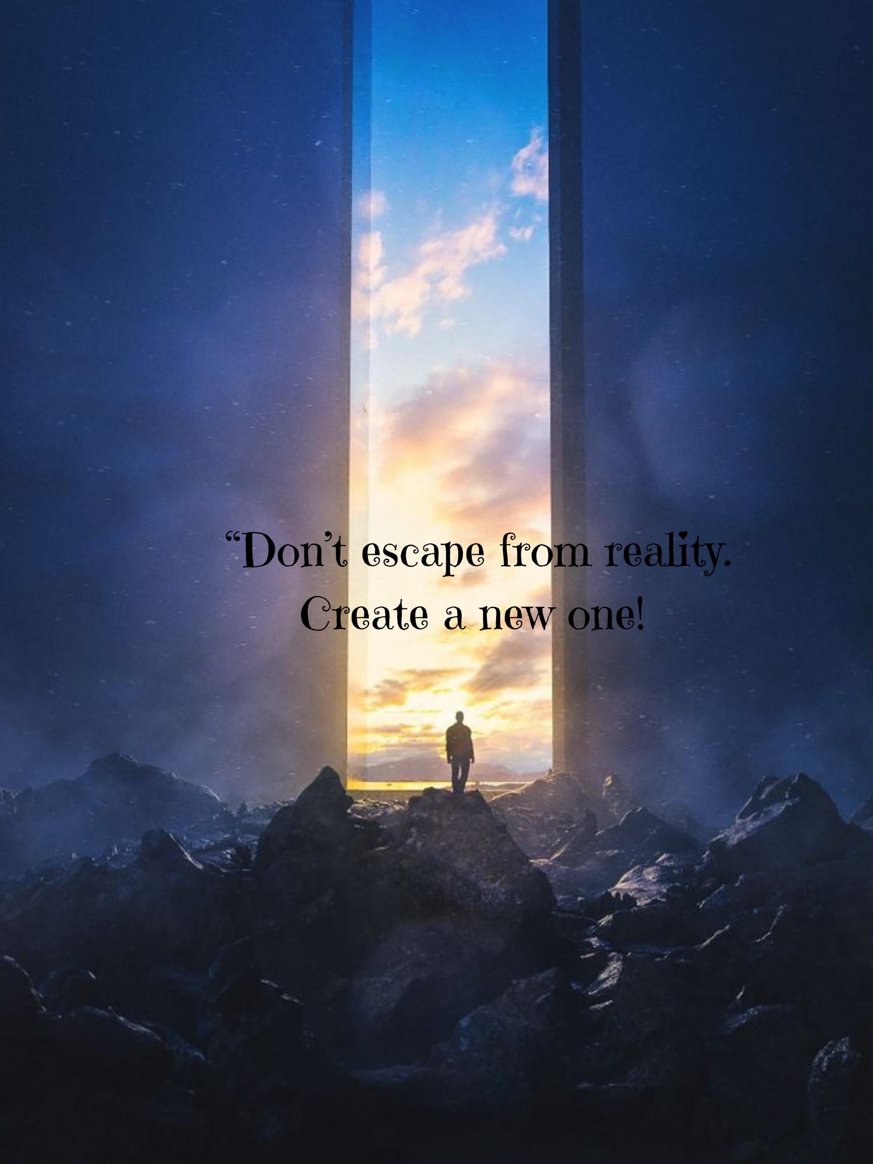 Create your reality epic poster